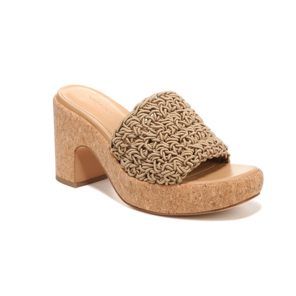 Vince Nicki Crochet Platform Sandal - Picture 11 of 15